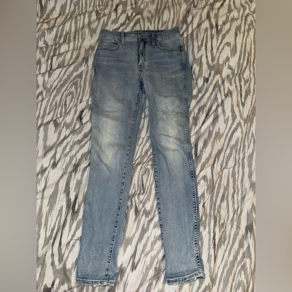 Madewell 10” high rise skinny jeans